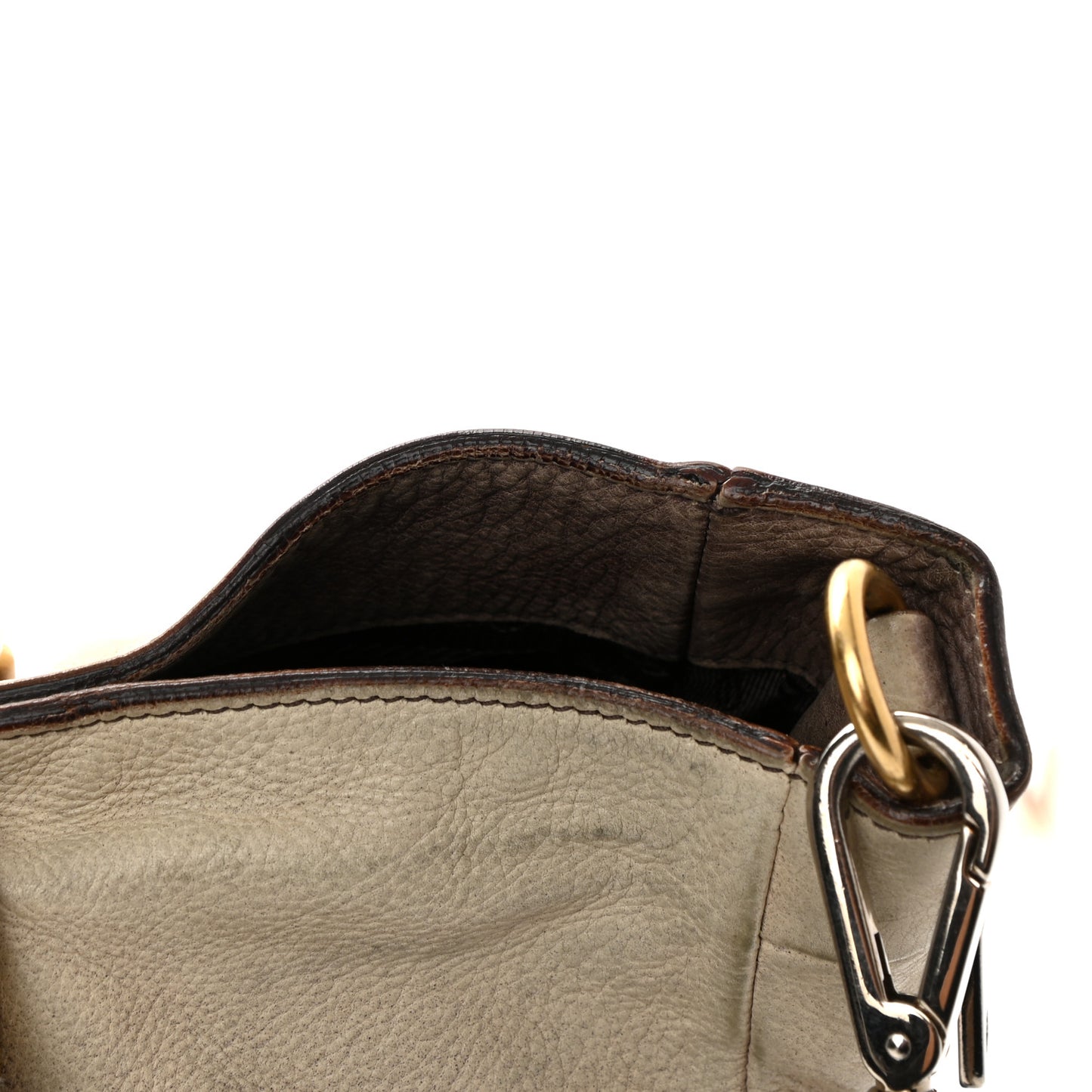 Glace Calf Shoulder Bag Ardesia Fumo