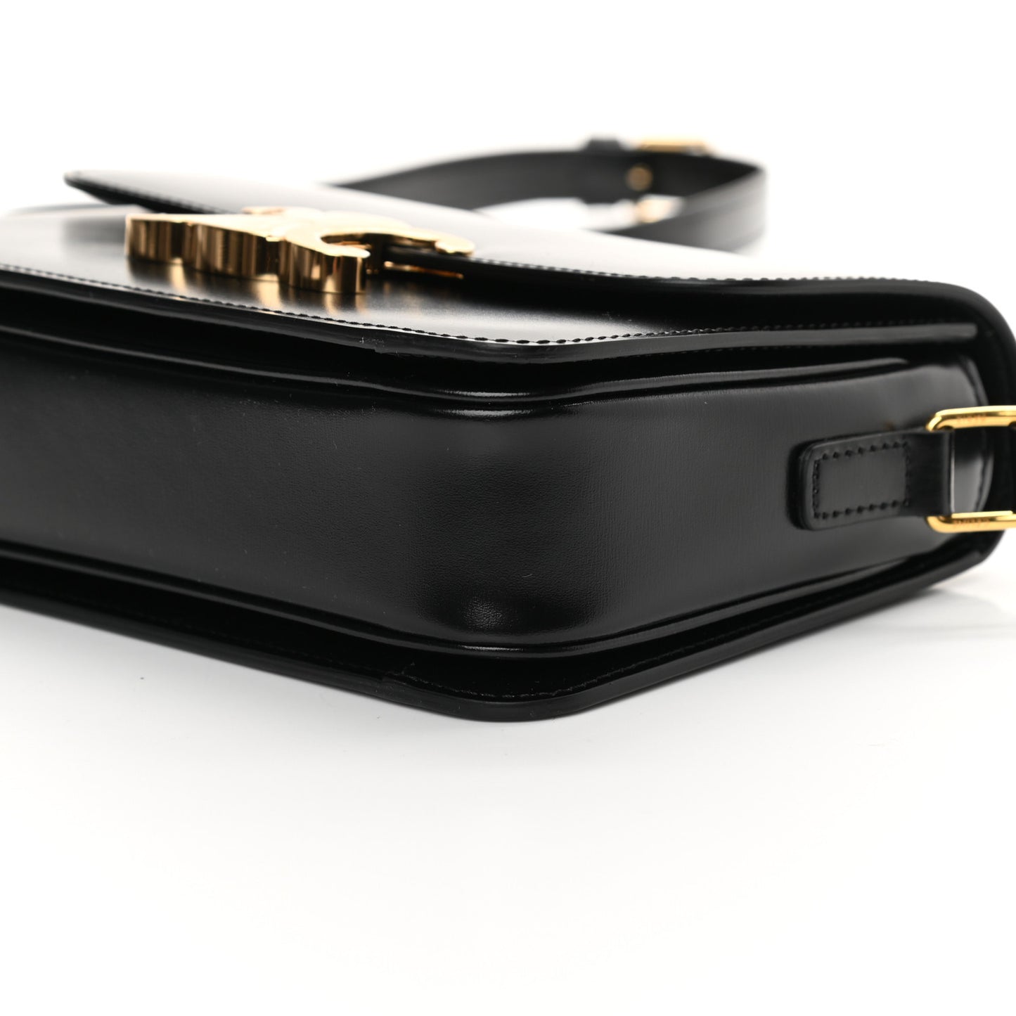 Shiny Calfskin Teen Triomphe Black