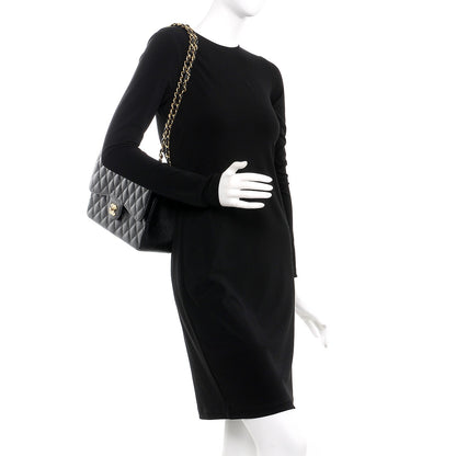 Chanel Caviar Quilted Jumbo Double Flap Black 3 of 9
