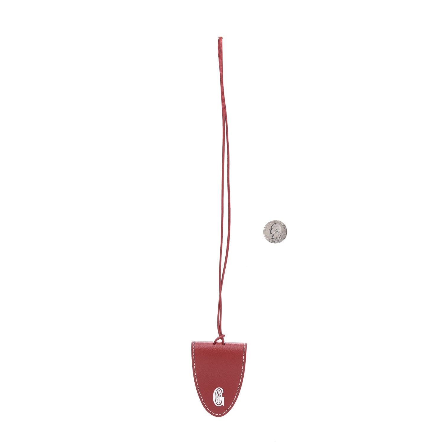 Goyard Calfskin Bag Clip Red 2 of 6
