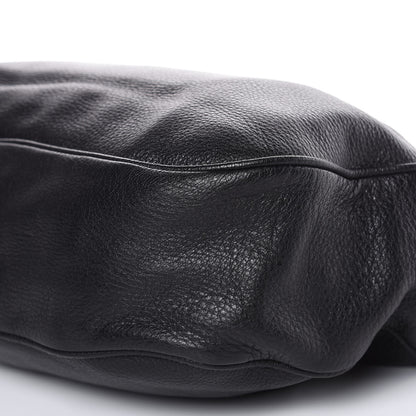 Bottega Veneta Cervo Intrecciato Shoulder Bag Black 10 of 12