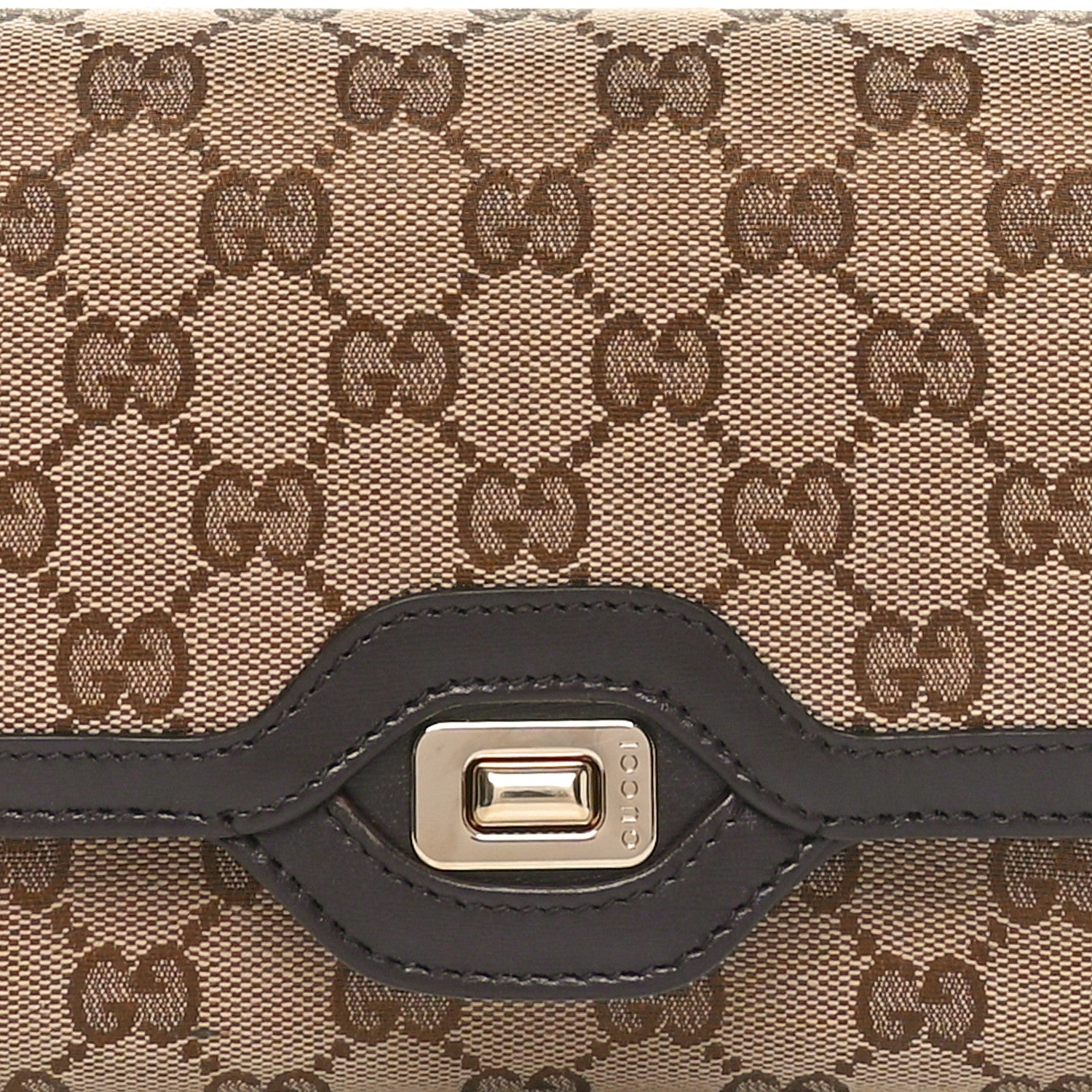 Gucci GG Monogram Small Luce Shoulder Bag Beige Ebony 8 of 10