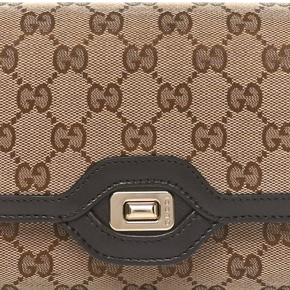 Gucci GG Monogram Small Luce Shoulder Bag Beige Ebony 8 of 10