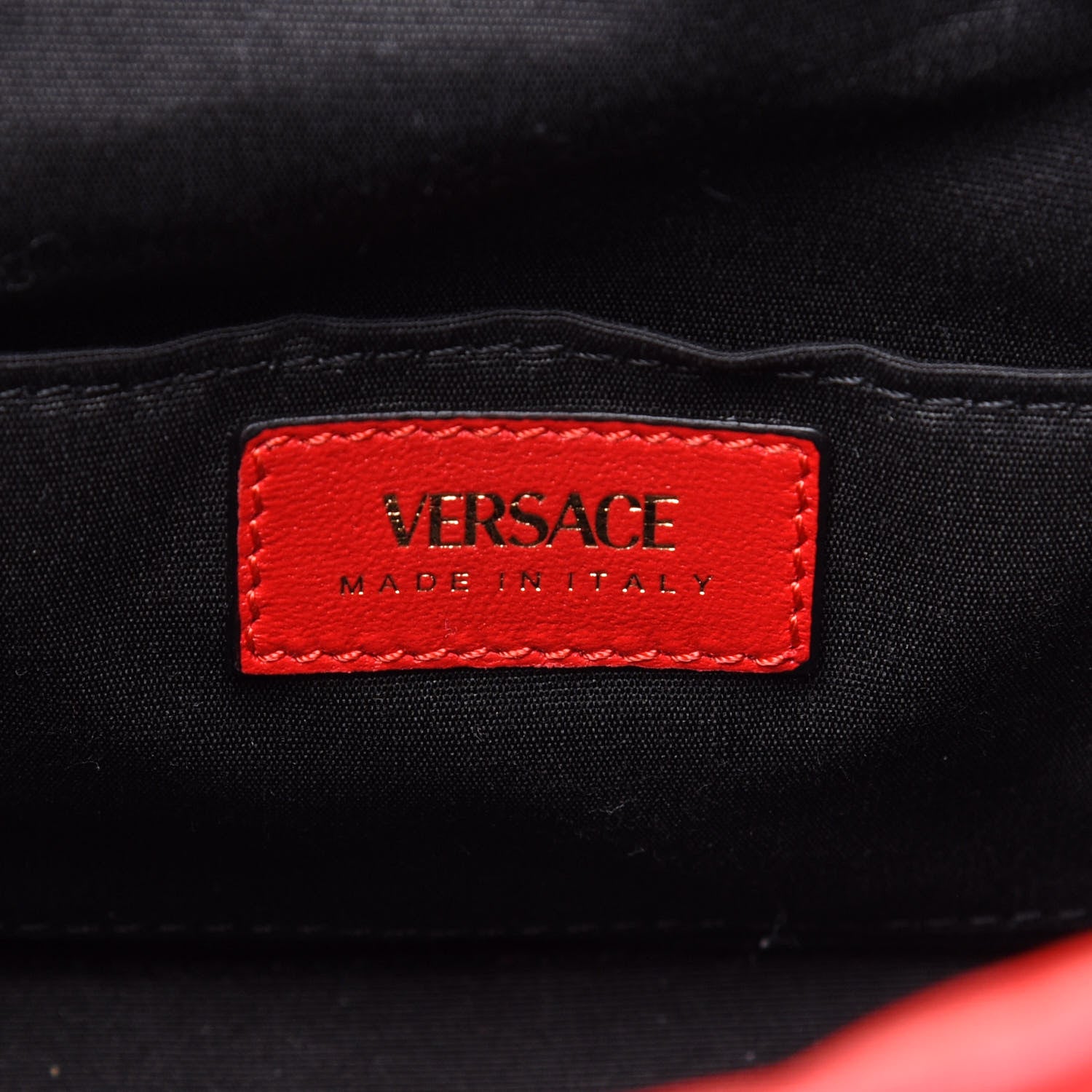 Versace Nappa Quilted Medusa Bucket Bag Red 5 of 9