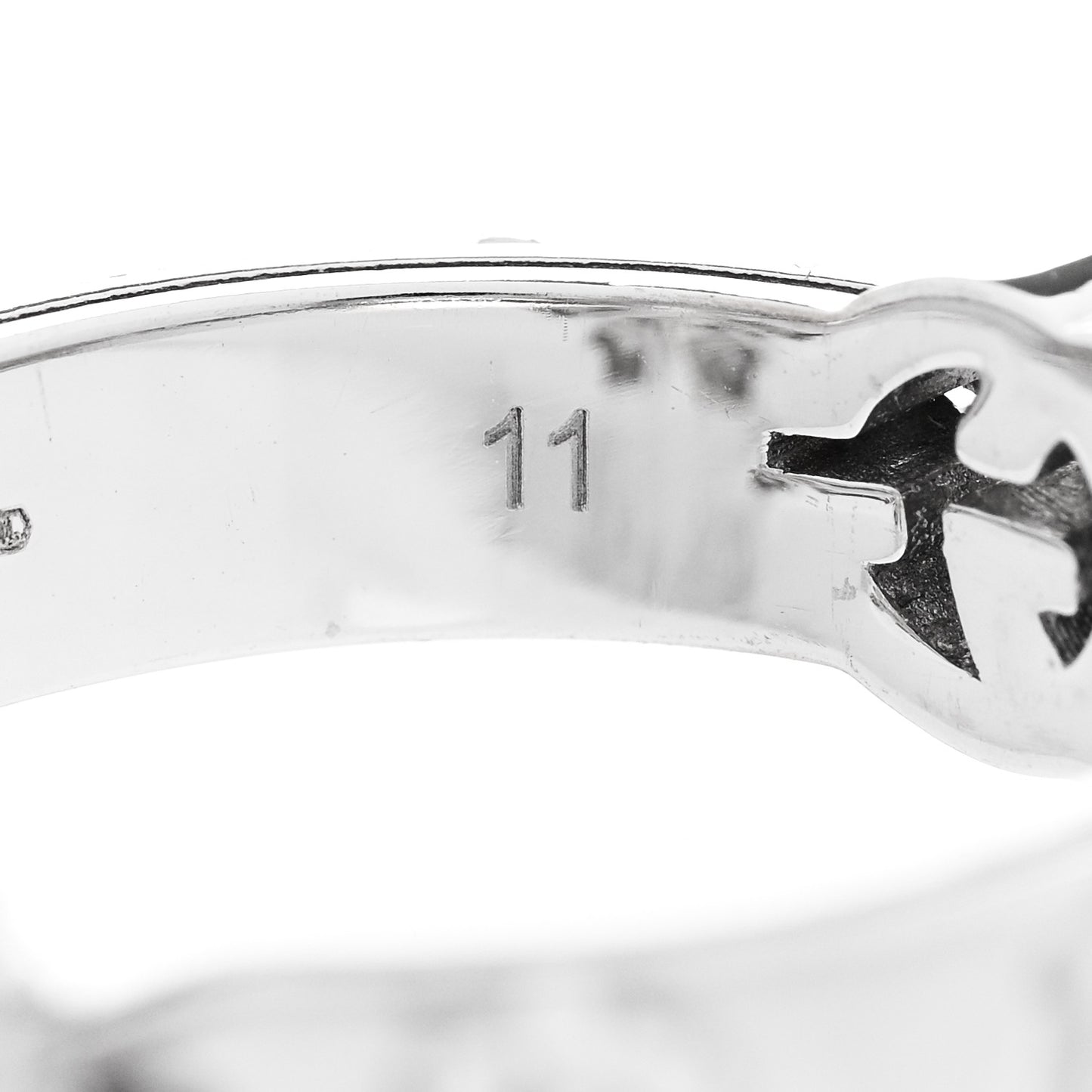 18K White Gold Diamond Flora Ring 50 5.5