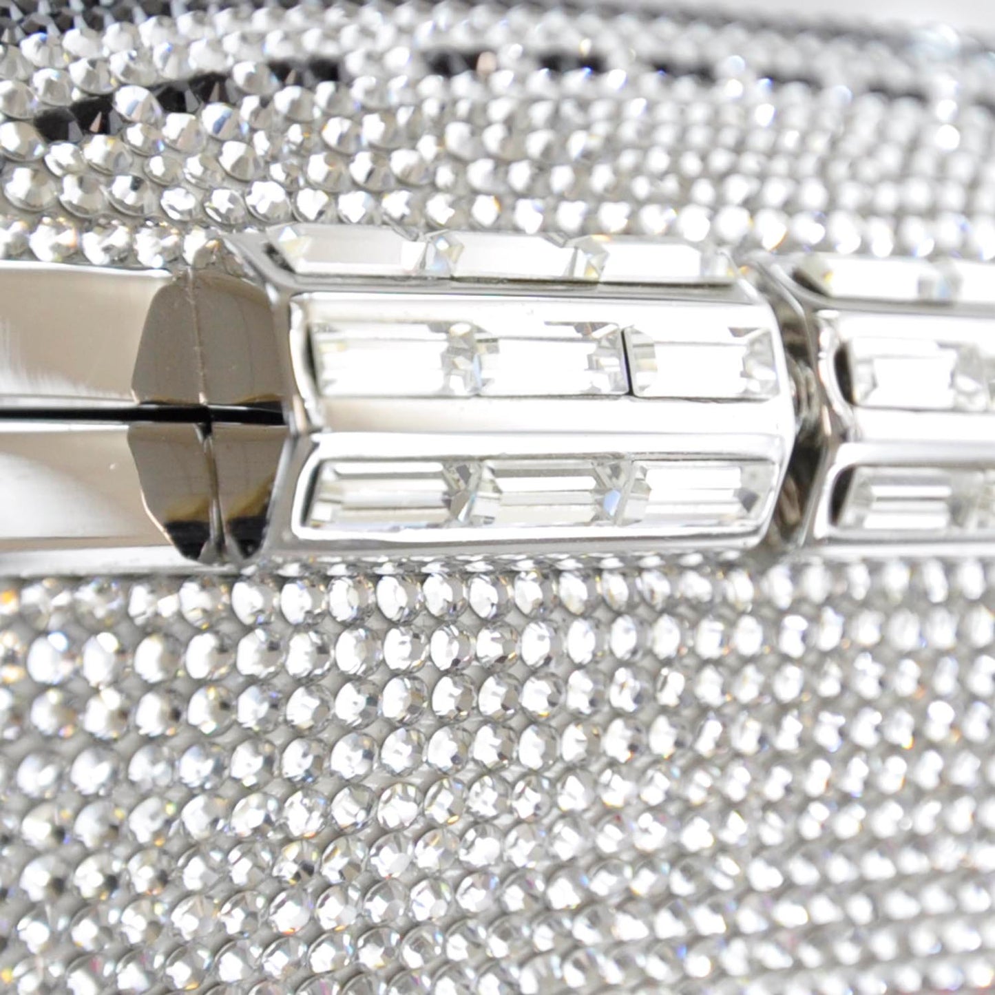Swarovski Crystal Zipper Minaudiere