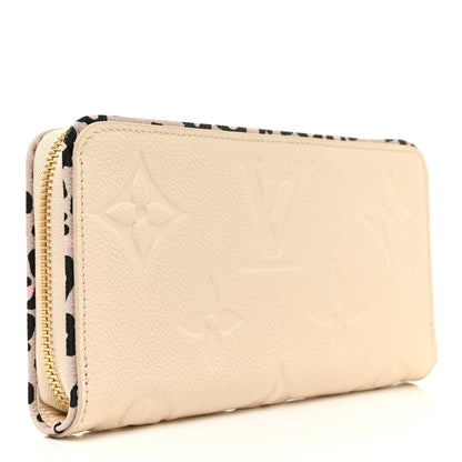 Louis Vuitton Empreinte Monogram Giant Wild At Heart Zippy Wallet Creme 3 of 10