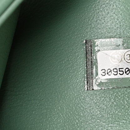Chanel Lambskin Quilted Mini Rectangular Flap Light Green 7 of 10