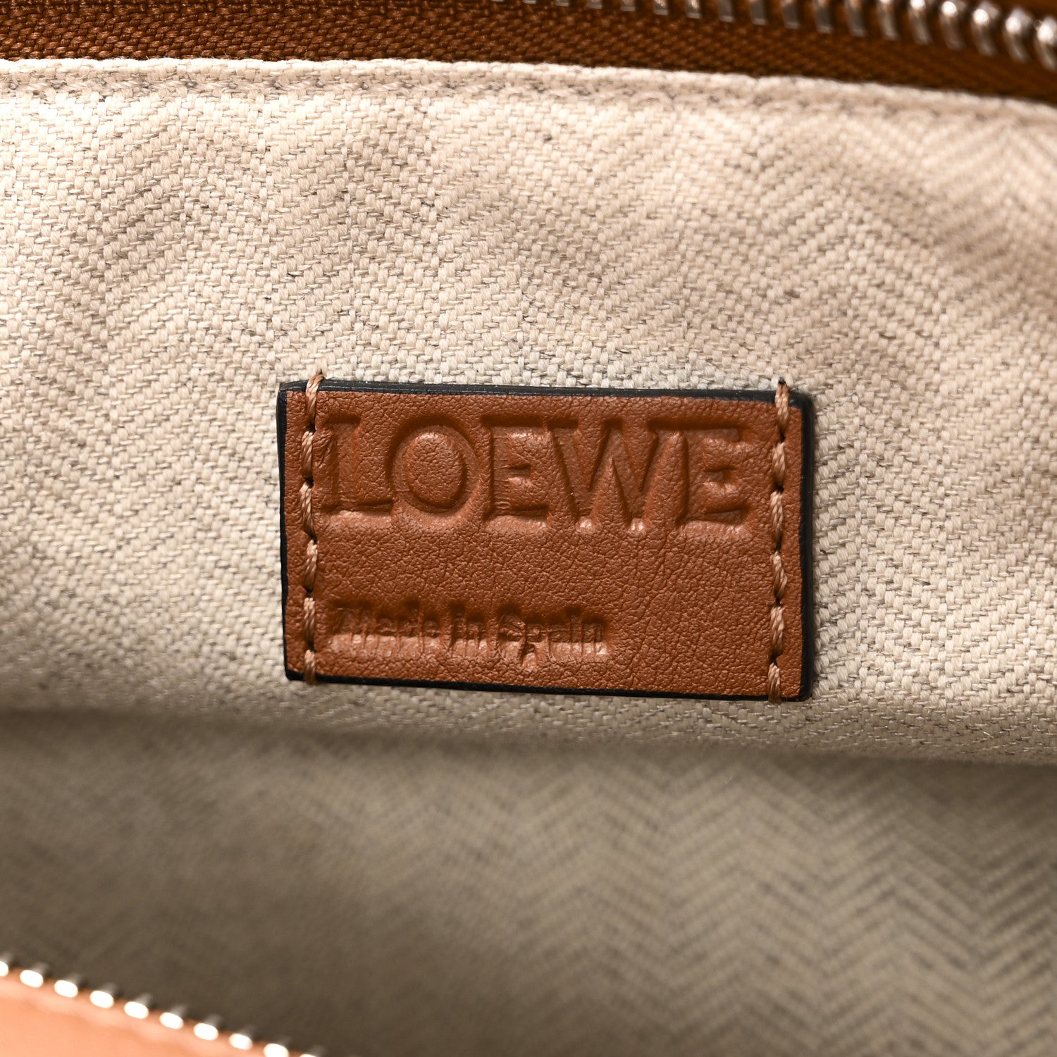Loewe Calfskin Large Puzzle Bag Tan 6 of 9
