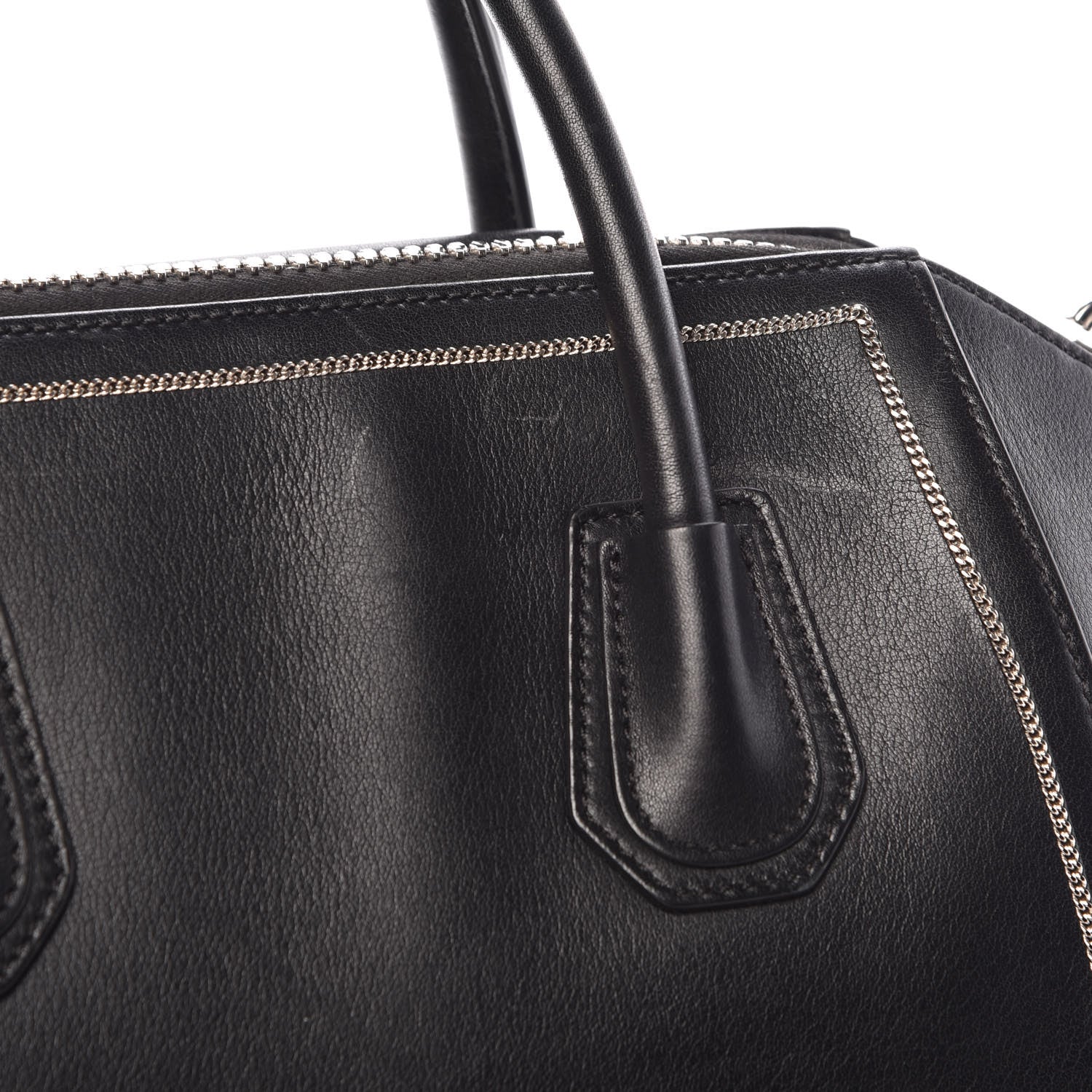 Givenchy Buffed Calfskin Small Chain Antigona Black 10 of 14