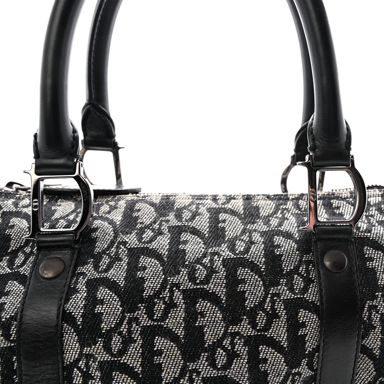 Christian Dior Monogram Boston Black 8 of 10