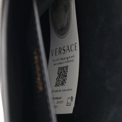 Versace Grained Calfskin La Medusa Chain Crossbody Bag Black 12 of 22