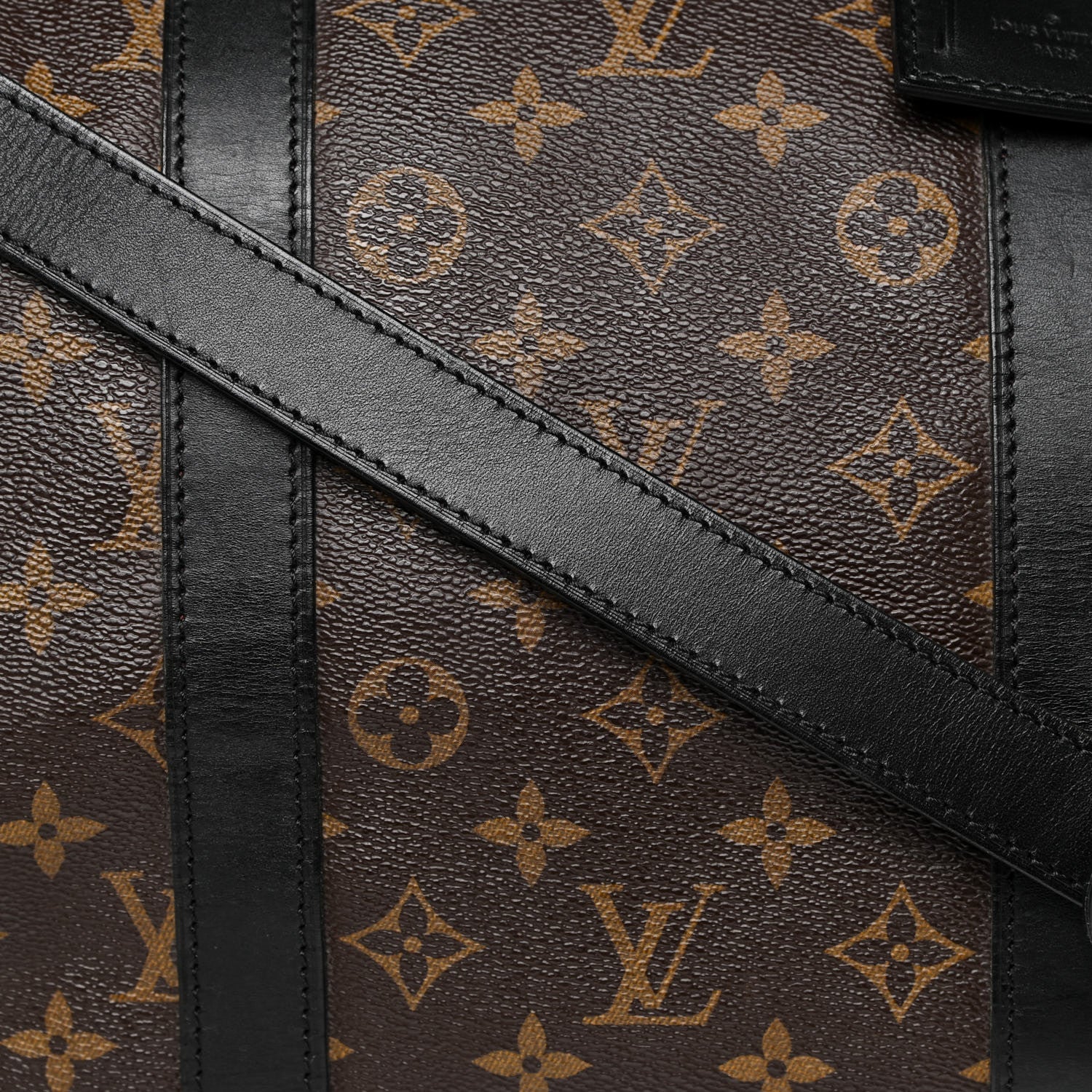 Louis Vuitton Monogram Macassar Keepall Bandouliere 55 7 of 17