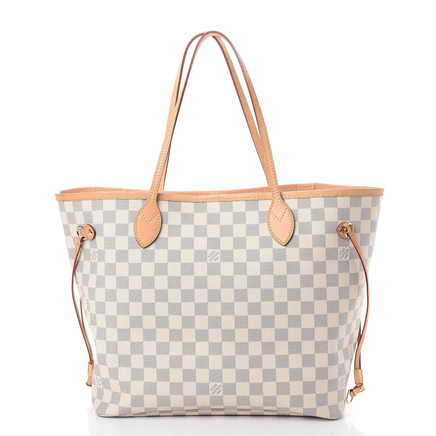 Louis Vuitton Damier Azur Neo Neverfull MM Rose Ballerine 3 of 11