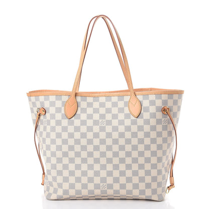 Louis Vuitton Damier Azur Neo Neverfull MM Rose Ballerine 3 of 11