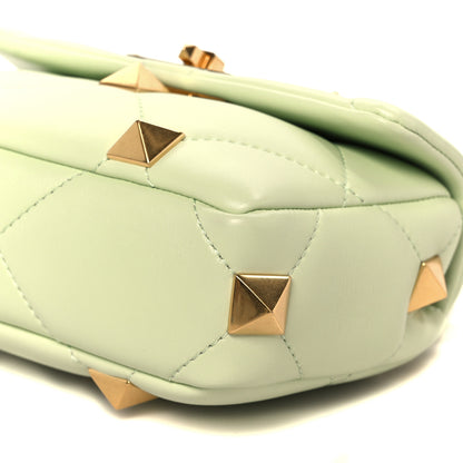 Valentino Garavani Nappa Small Roman Stud Shoulder Bag Ambrosia 10 of 10