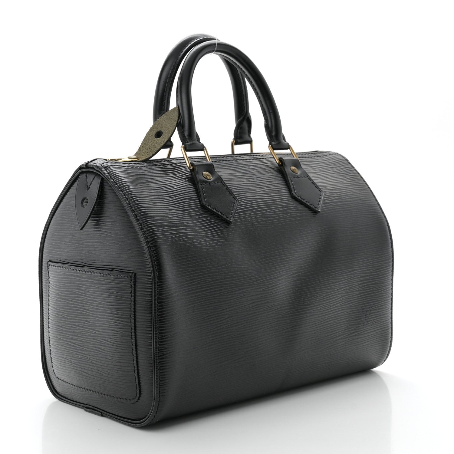 Louis Vuitton Epi Speedy 25 Black 3 of 10