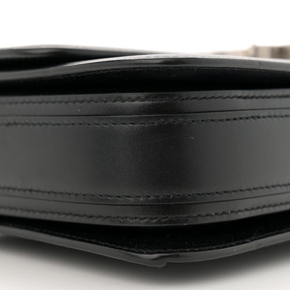 Saint Laurent Box Calfskin Monogram Medium Solferino Satchel Black 9 of 13