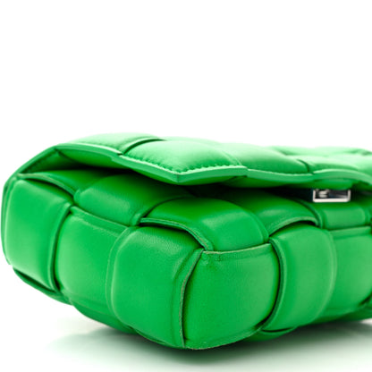 Bottega Veneta Nappa Maxi Intreccio Small Padded Cassette Crossbody Bag Parakeet 9 of 10