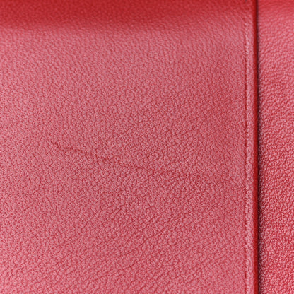 Saint Laurent Patent Matelasse Monogram Vicky Zip Around Card Holder Rouge Eros 11 of 12