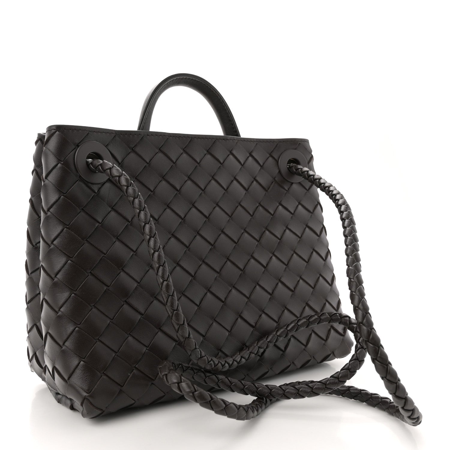 Bottega Veneta Nappa Intrecciato Small Andiamo Shoulder Bag Fondant 3 of 9