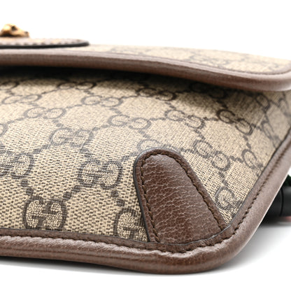 Gucci GG Supreme Monogram Neo Vintage Web Belt Bag Brown 10 of 10