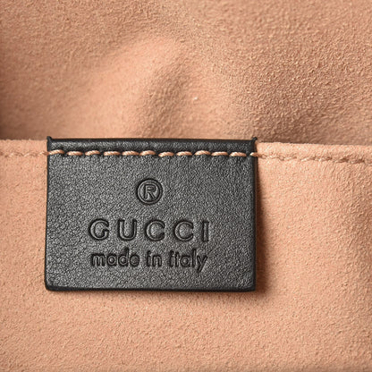 Gucci Calfskin Matelasse GG Marmont Belt Bag 75 30 Black 6 of 11