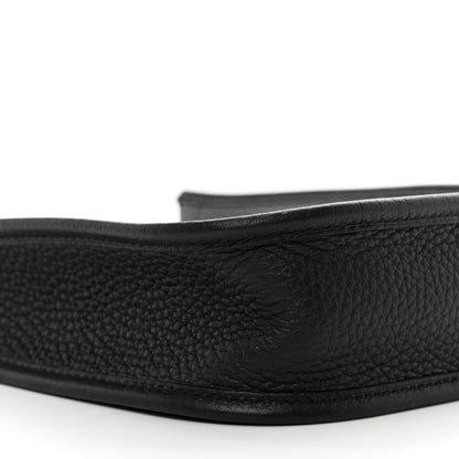 Hermes Taurillon Clemence Evelyne TPM Black 8 of 9