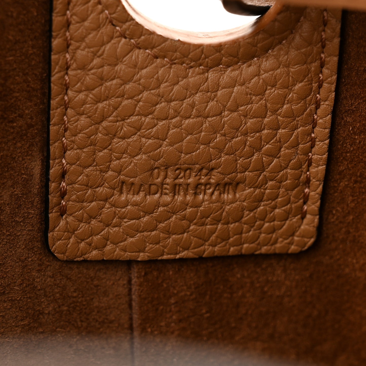 Calfskin Small Balloon Bucket Bag Toffee