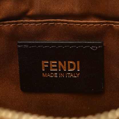 Fendi Zucca Quilted Pochette Tobacco 6 of 11