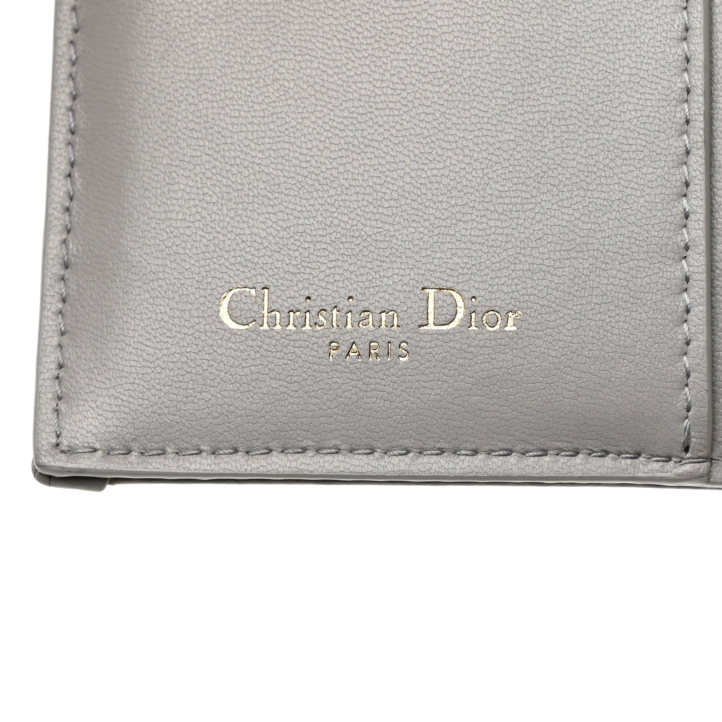 Toile de Jouy Reverse Jacquard Dahlia Wallet Gray