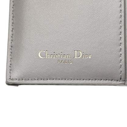 Christian Dior Toile de Jouy Reverse Jacquard Dahlia Wallet Gray 6 of 9