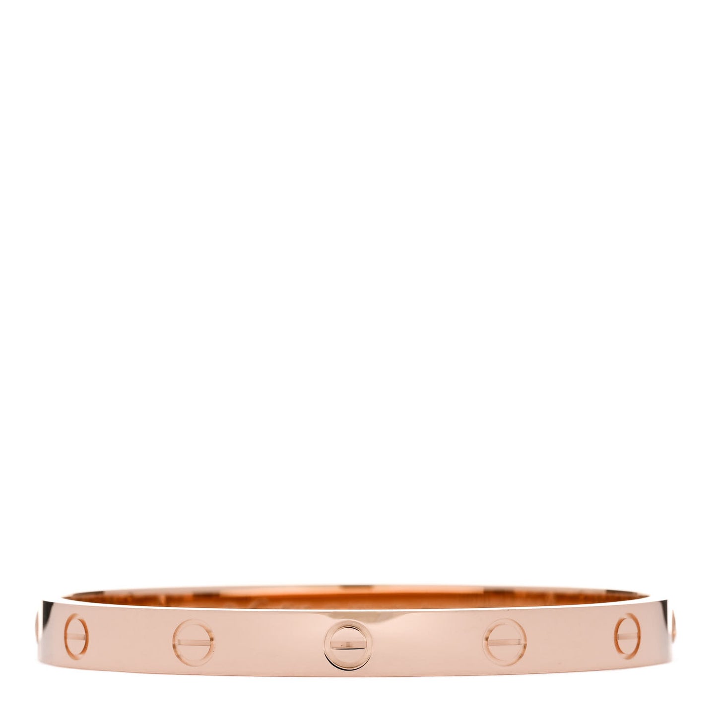 18K Pink Gold LOVE Bracelet 17