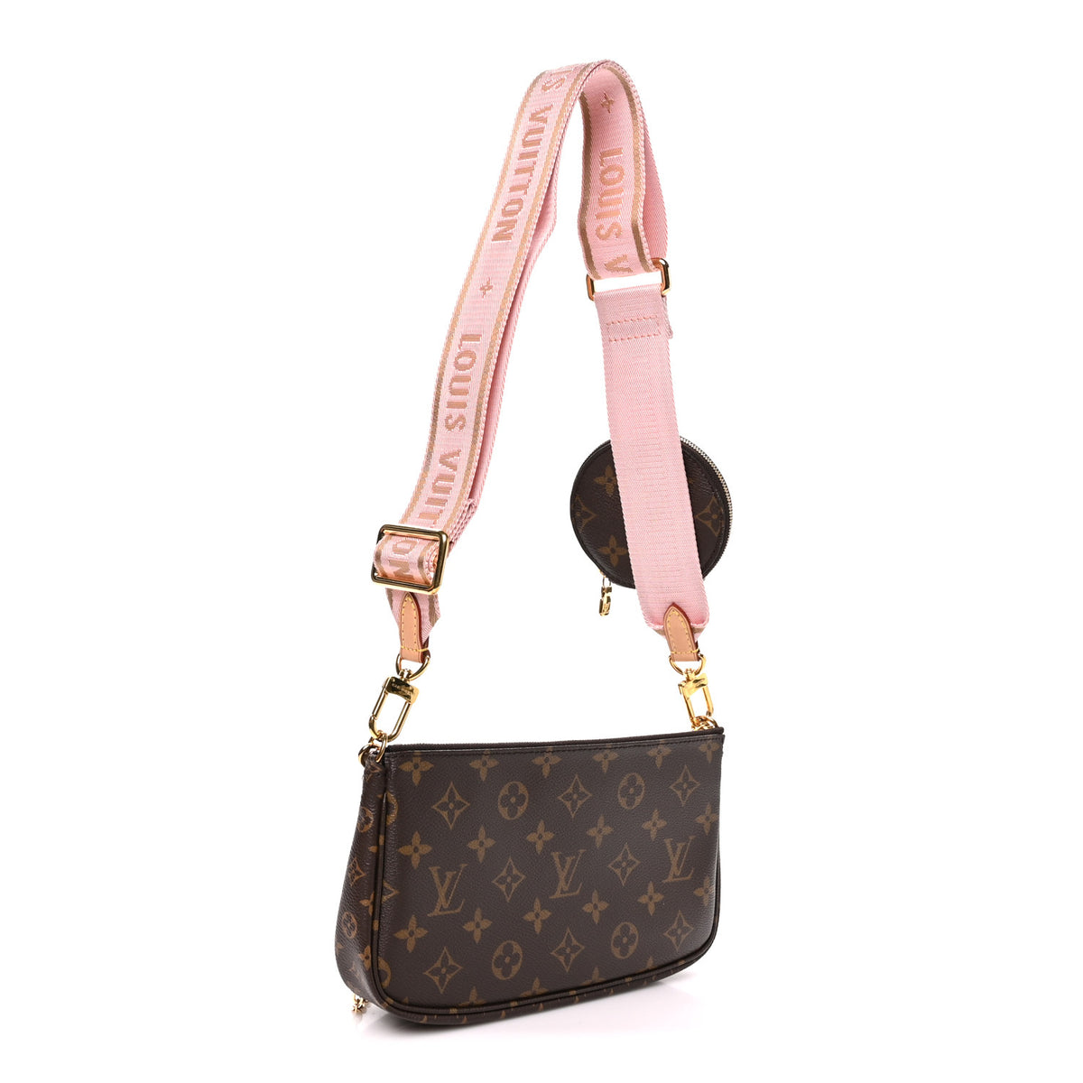 Louis Vuitton Monogram Multi Pochette Accessories Rose Clair 3 of 10