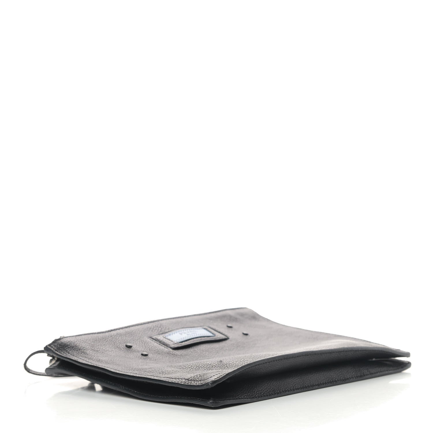 Prada Glace Calf Etiquette Crossbody Black Astrale 3 of 5