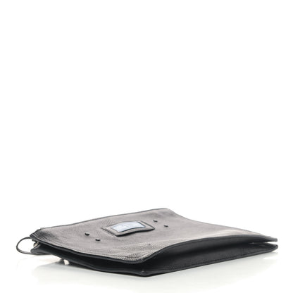 Prada Glace Calf Etiquette Crossbody Black Astrale 3 of 5