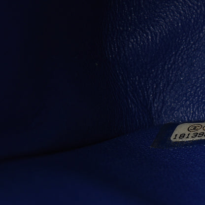 Chanel Lambskin Quilted Jumbo Double Flap Blue 6 of 10