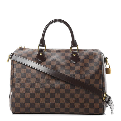 Louis Vuitton Damier Ebene Speedy Bandouliere 30 1 of 19