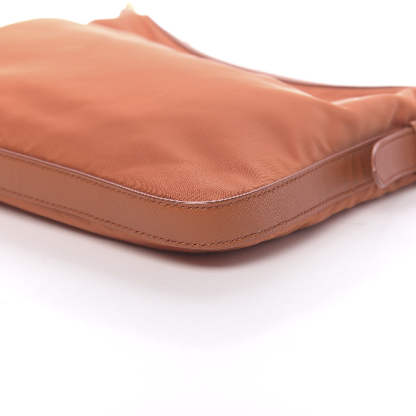 Tessuto Nylon Saffiano Crossbody Bag Papaya