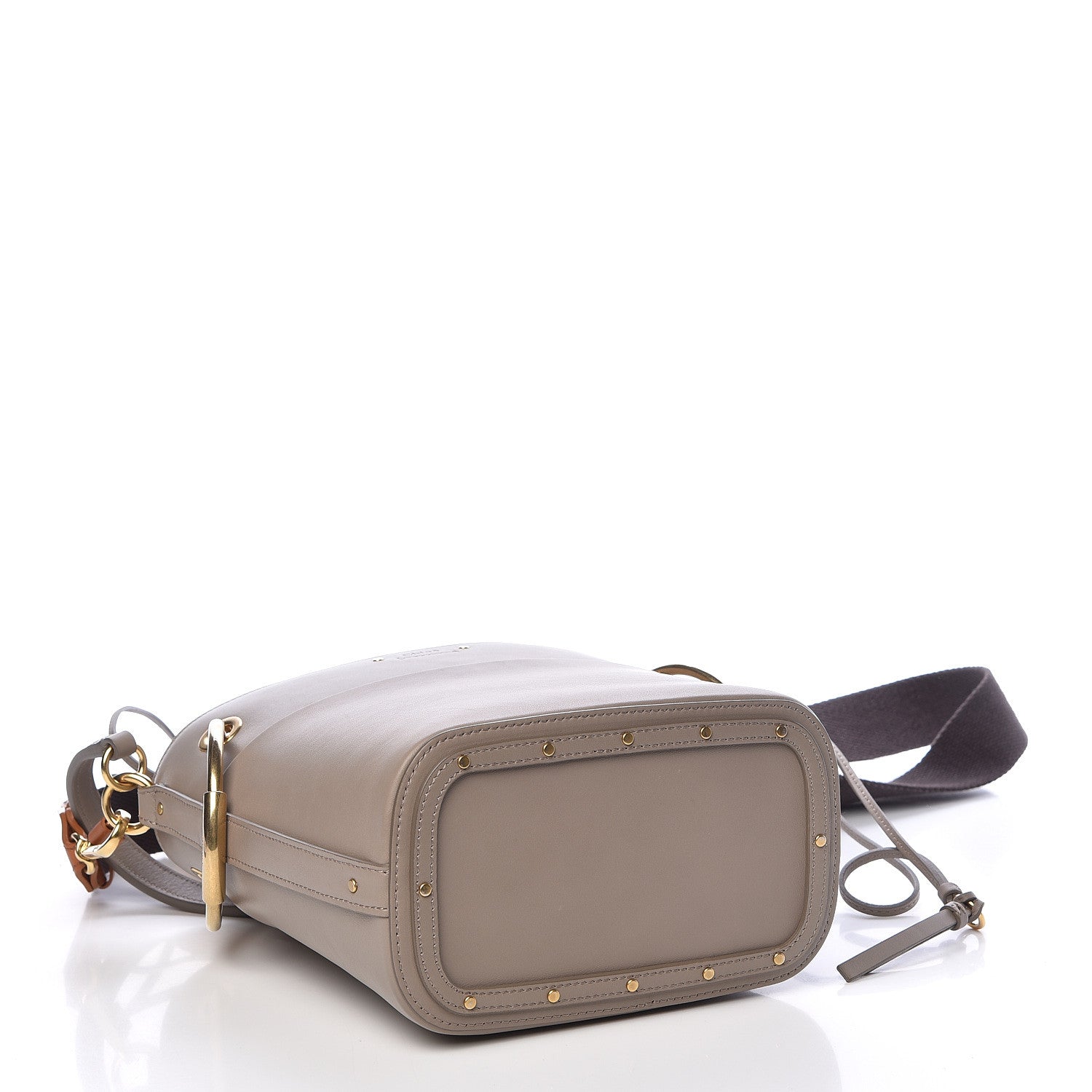 Chloe Smooth Calfskin Small Roy Bucket Bag Motty Grey 5 of 12