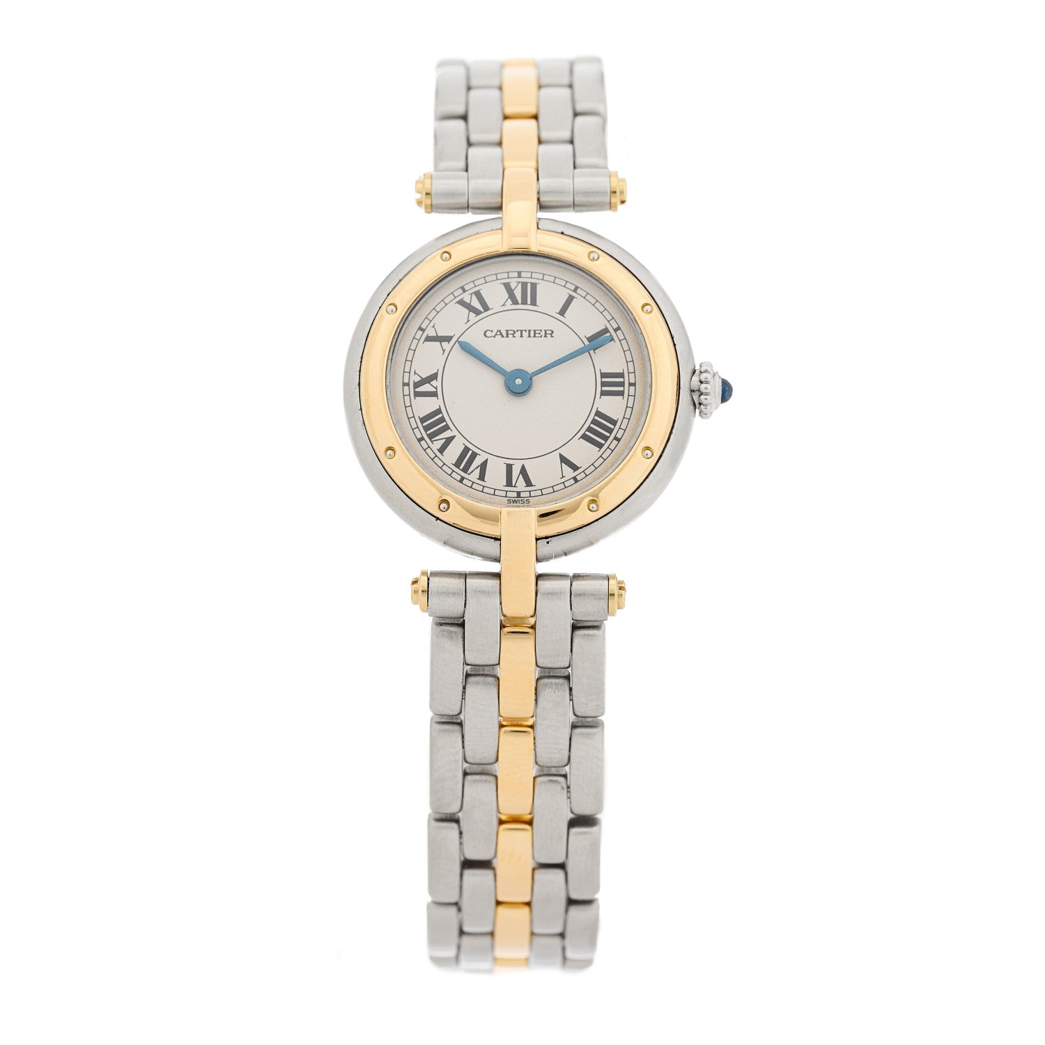Cartier Stainless Steel 18K Yellow Gold 24mm Panthere Vendome Quartz Watch 1 of 4