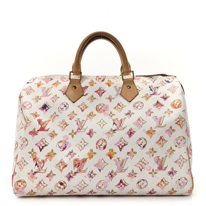 Louis Vuitton Watercolor Aquarelle Speedy 35 White 1 of 9