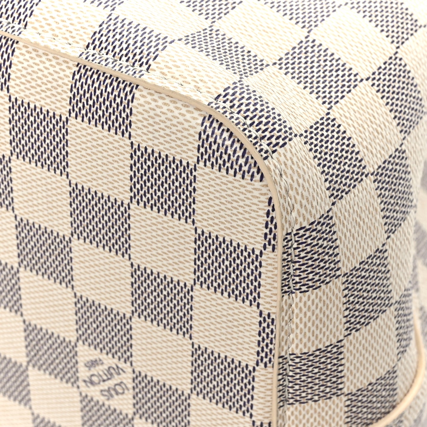 Damier Azur Braided Neonoe MM Peach Cream