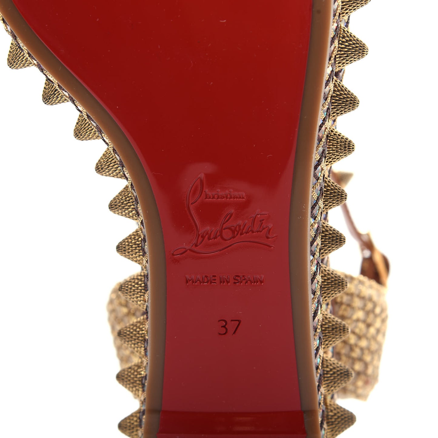 Calfskin Cordorella 60 Platform Sandals 37 Version Cuoio