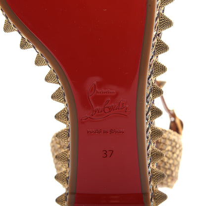 Christian Louboutin Calfskin Cordorella 60 Platform Sandals 37 Version Cuoio 9 of 10
