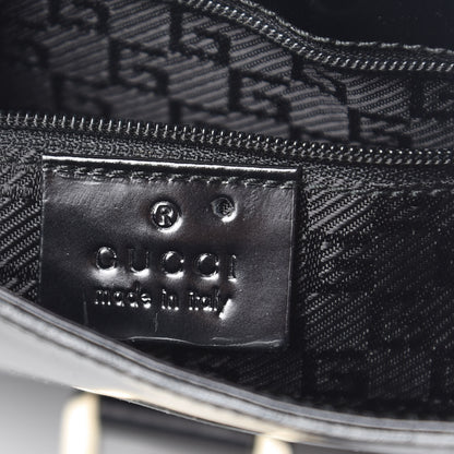 Gucci Polished Calfskin Small Hobo Black 6 of 12
