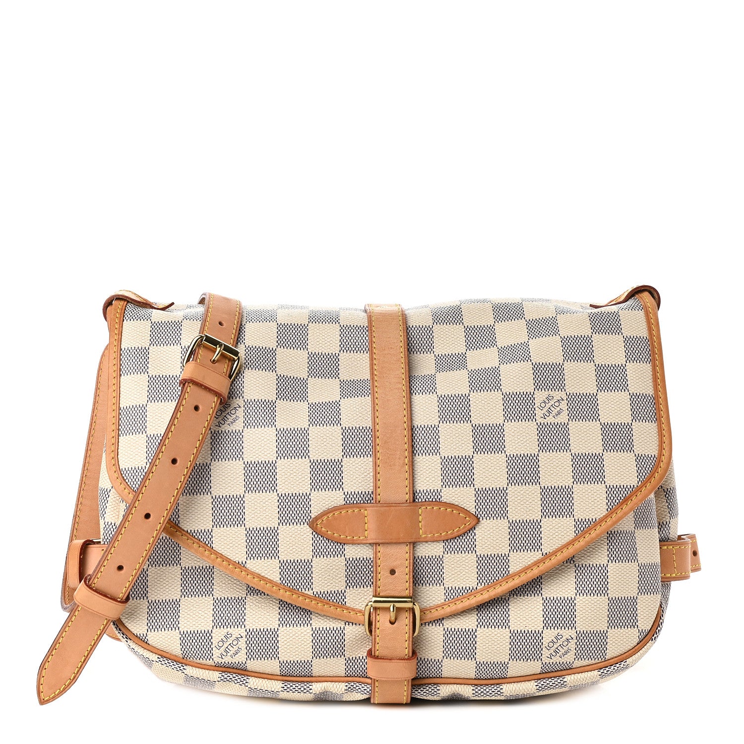 Louis Vuitton Damier Azur Saumur MM 1 of 10