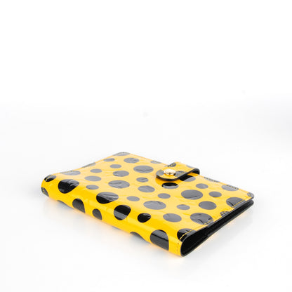 Louis Vuitton Vernis Kusama Infinity Dots Small Ring Agenda Cover Yellow 7 of 10