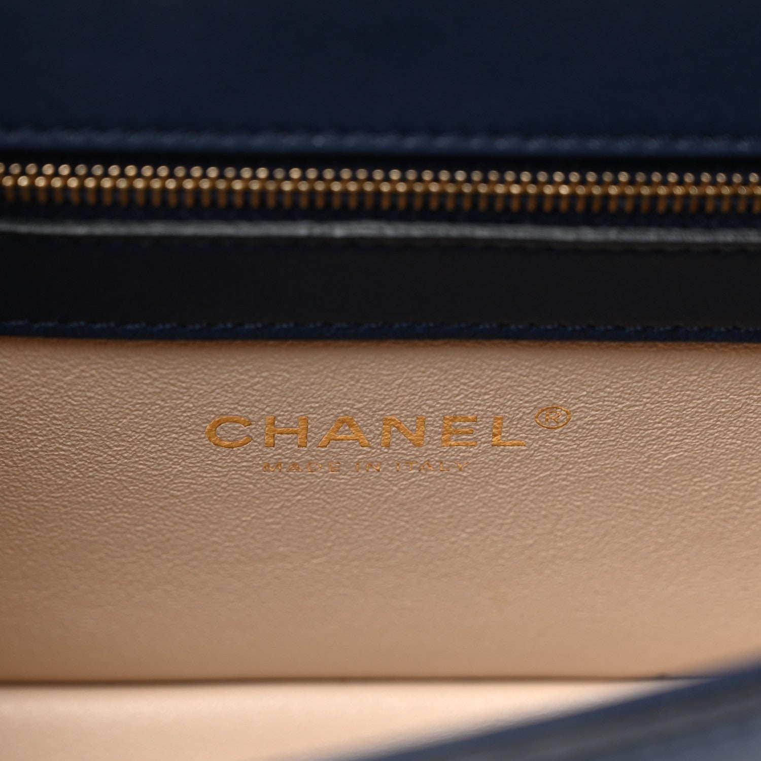 Chanel Lambskin Stitched Coco Luxe Medium Flap Blue 6 of 10