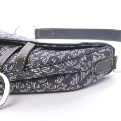 Christian Dior Monogram Saddle Bag Blue 11 of 11